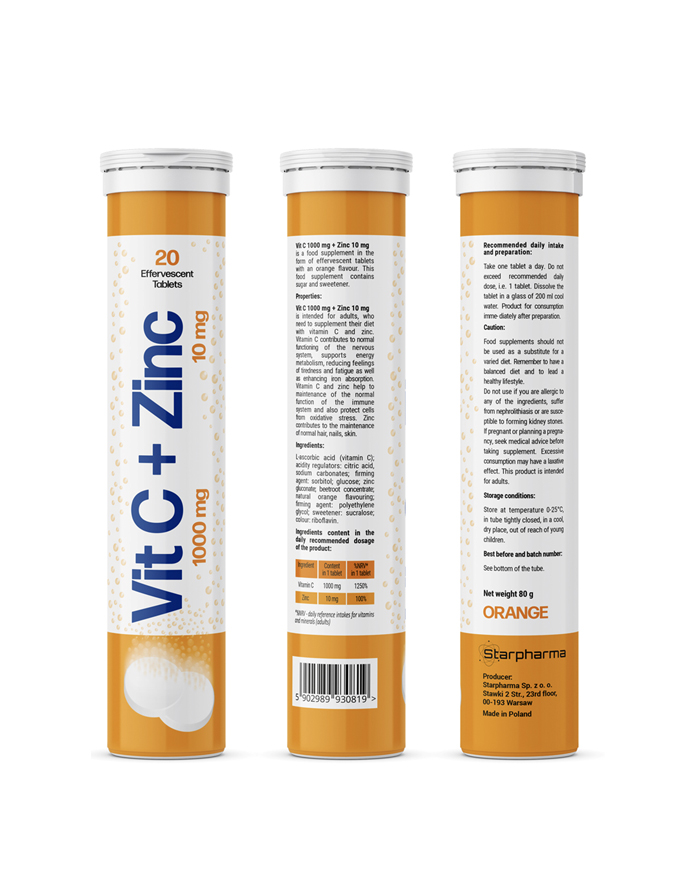 Vit c zinc Glucona Biomed
